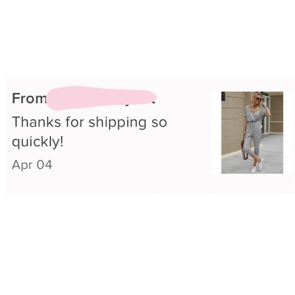 Surplice Top Drawstring Waist Grey Jumpsuit - Picture 10 of 12